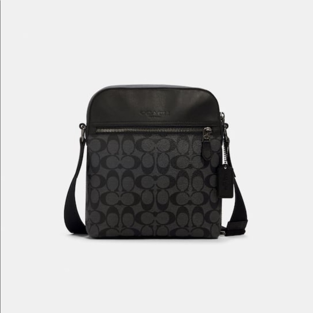 Coach Houston flight bag signature canvas
